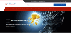 Desktop Screenshot of crystallubricants.com