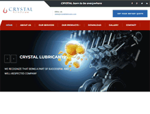 Tablet Screenshot of crystallubricants.com